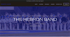 Desktop Screenshot of hebronband.org